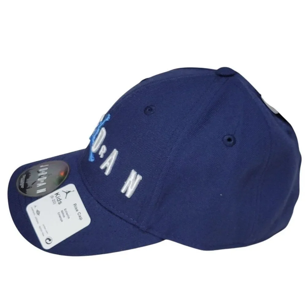 Jordan Nike Air Jordan Jumpman Hat Kids Boys Size 8-20 Blue Strapback‎ Cap NEW